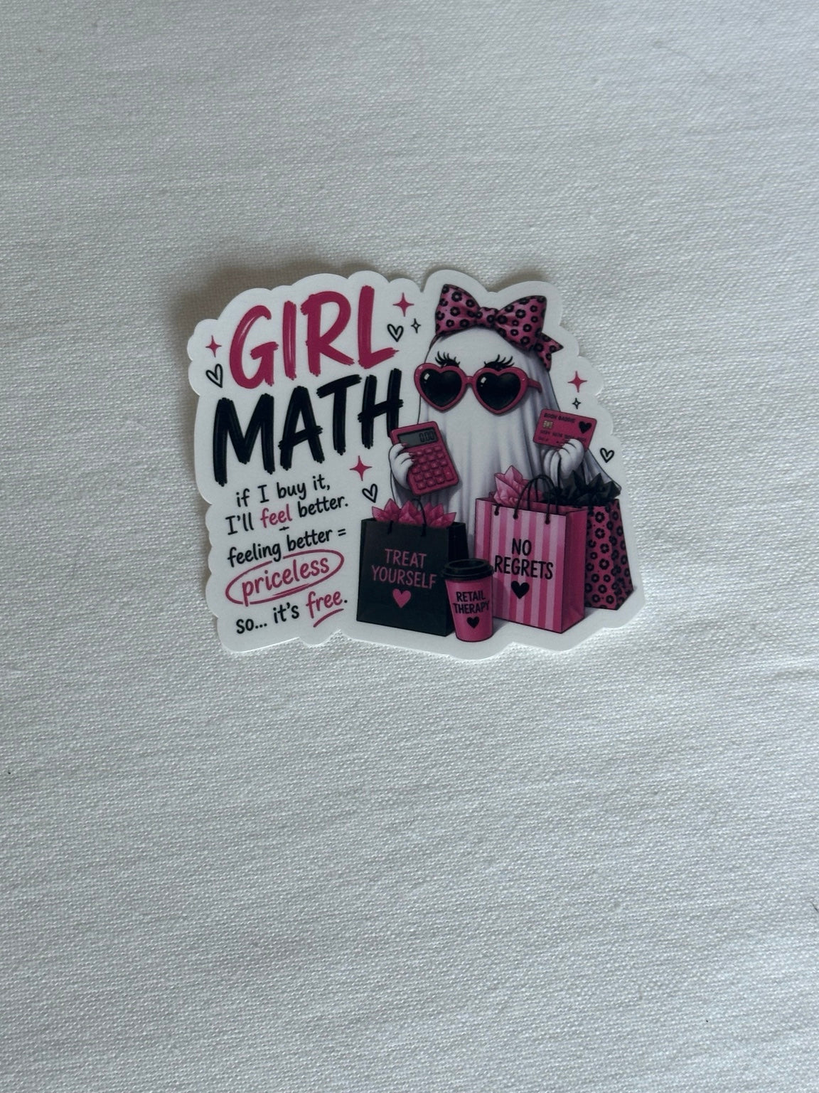 Girl Math Sticker