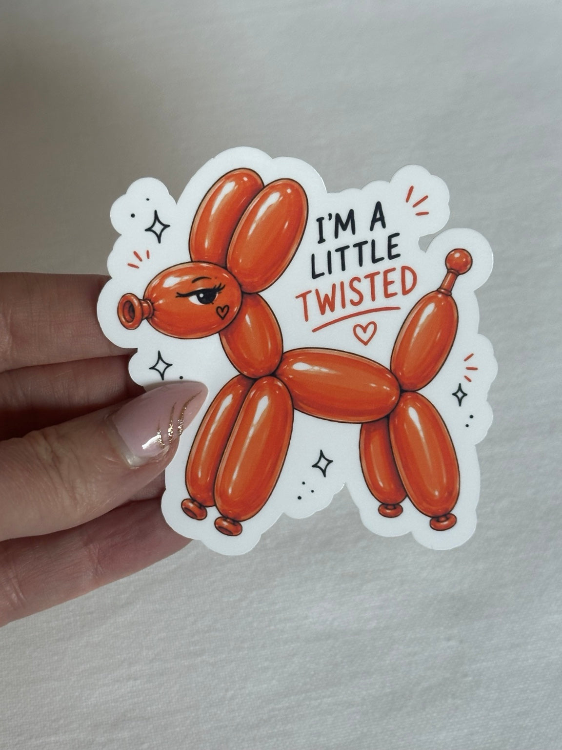 I’m a Little Twisted Sticker