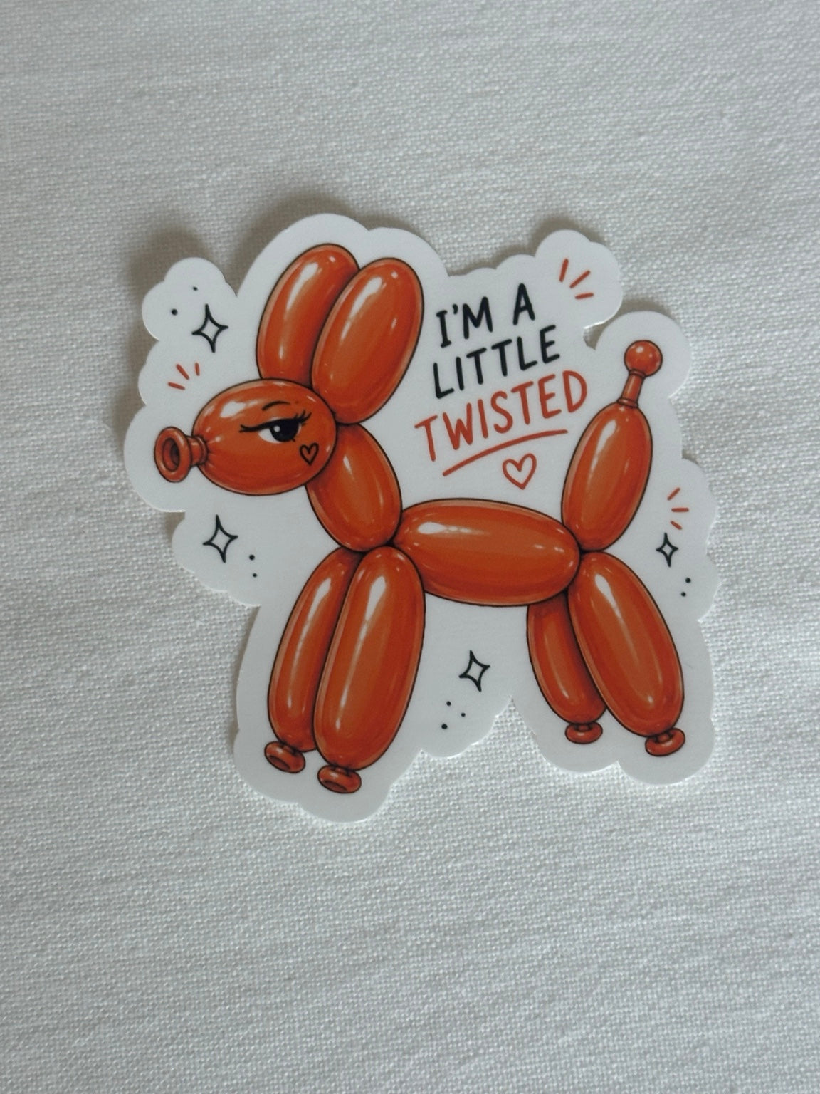 I’m a Little Twisted Sticker