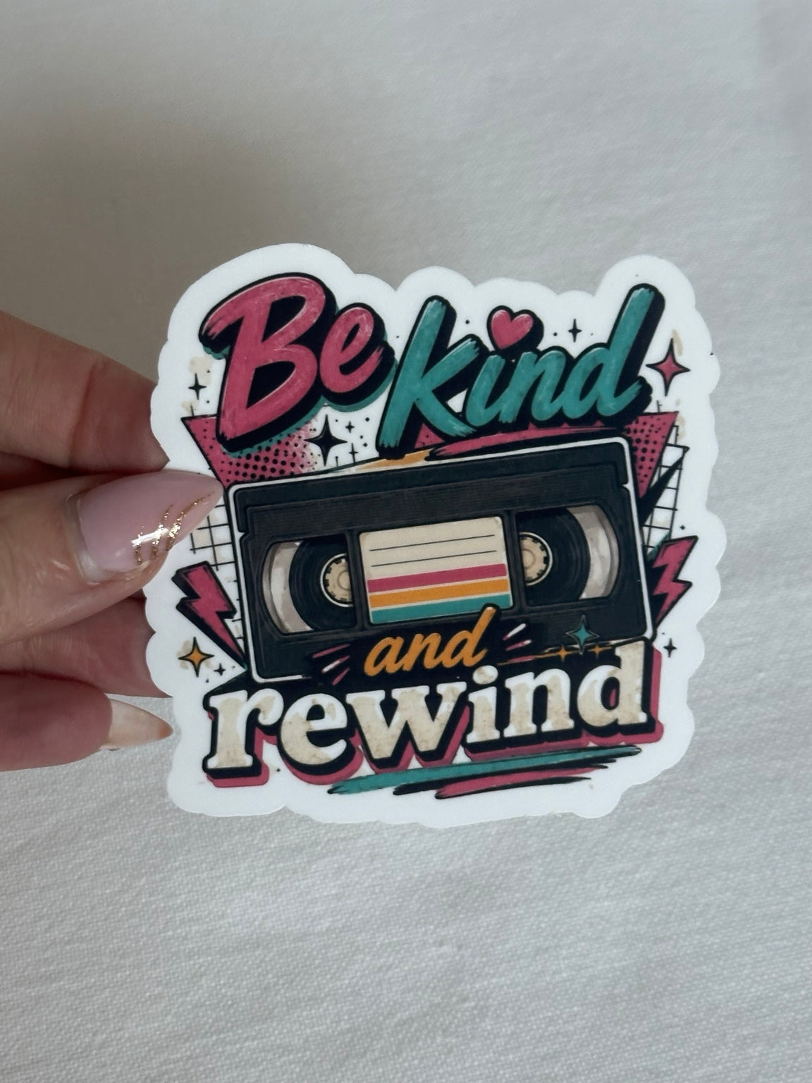 Be Kind and Rewind Sticker