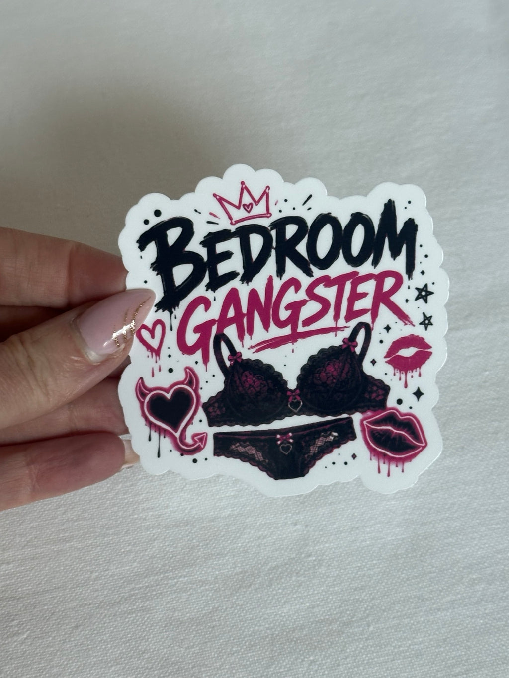 Bedroom Gangster Sticker