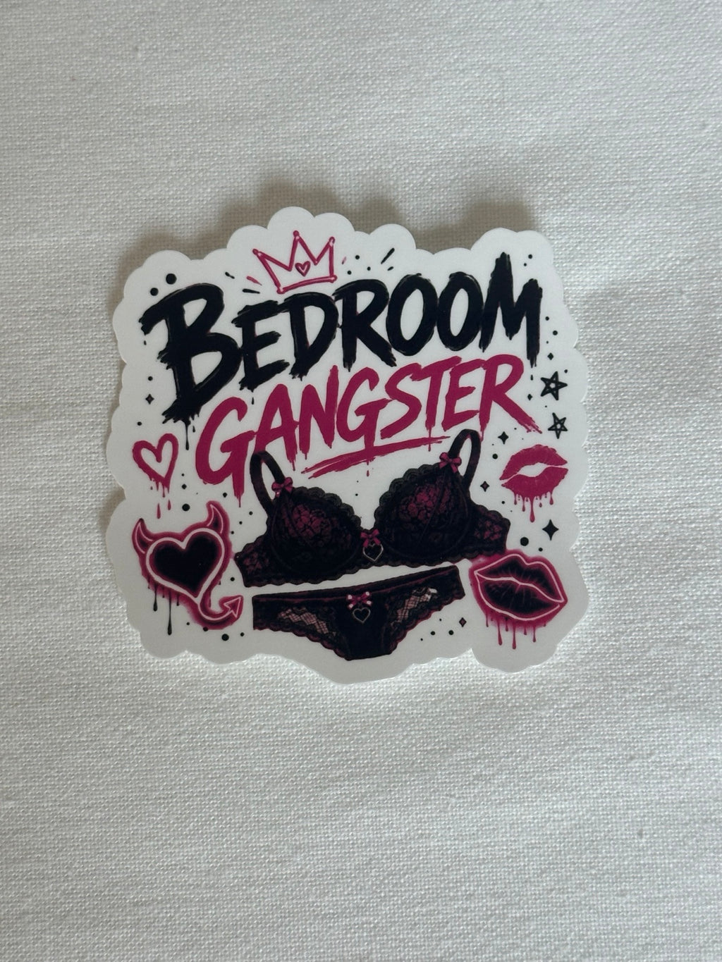 Bedroom Gangster Sticker