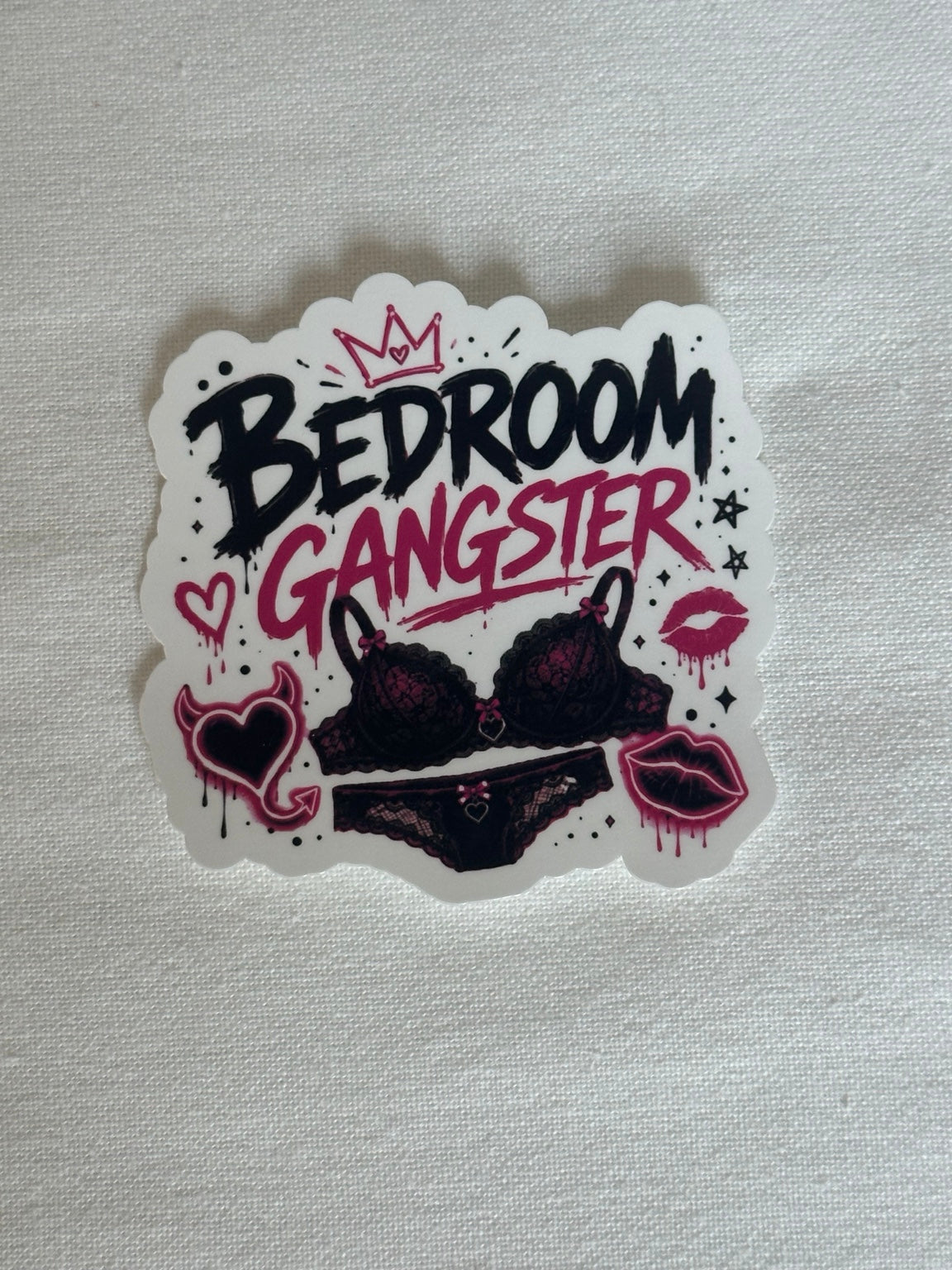 Bedroom Gangster Sticker