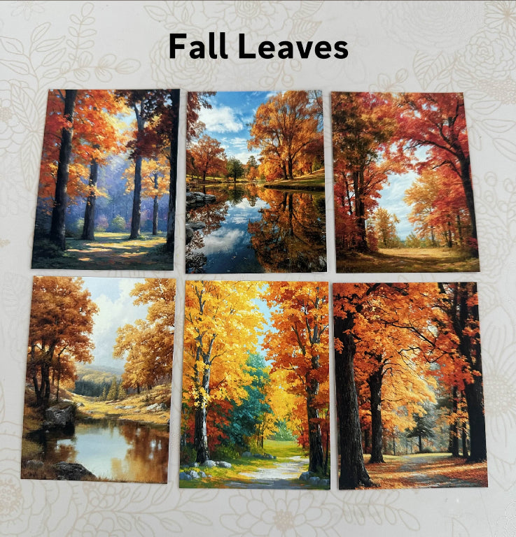 Fall Leaves Canvas (ATC/Spread)