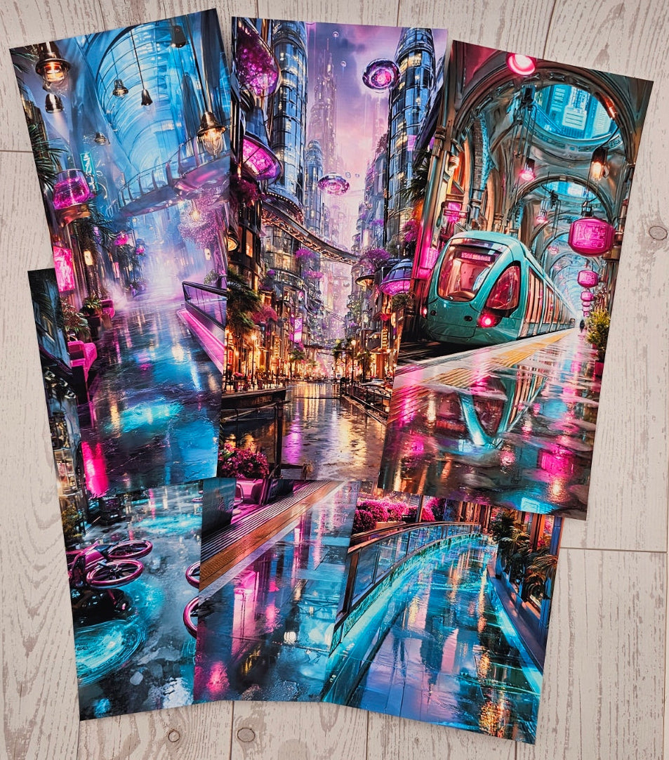 Neon Passage Canvas (Skinny)