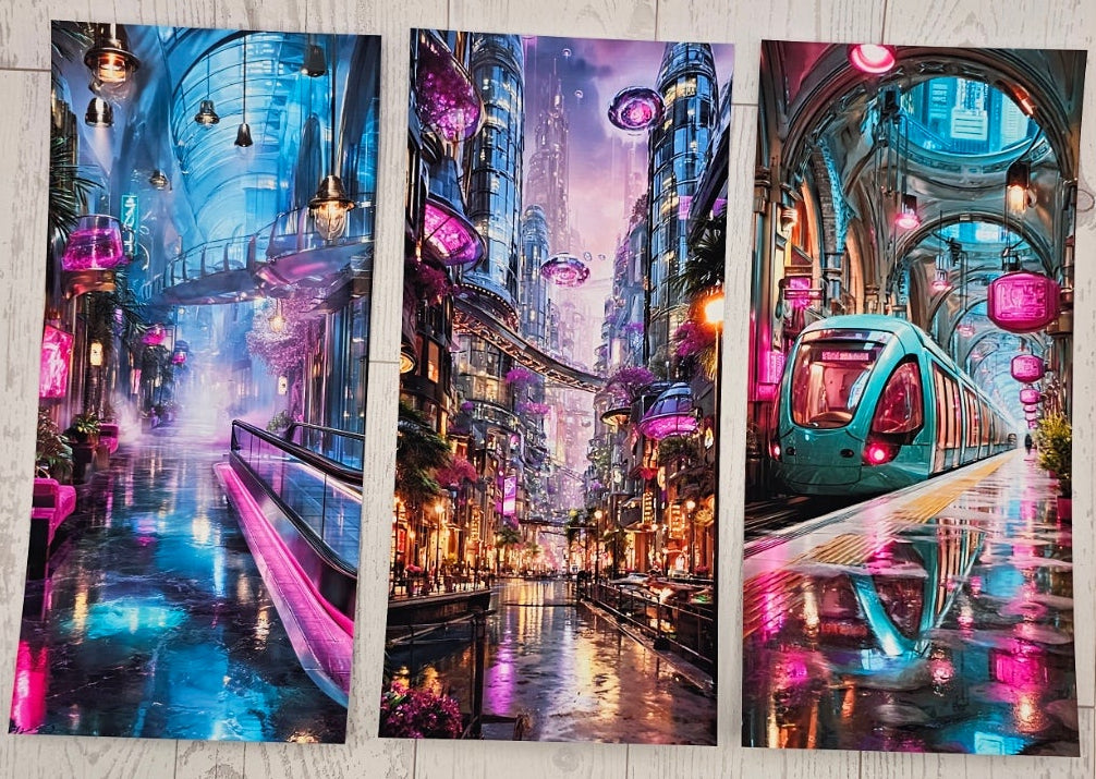 Neon Passage Canvas (Skinny)