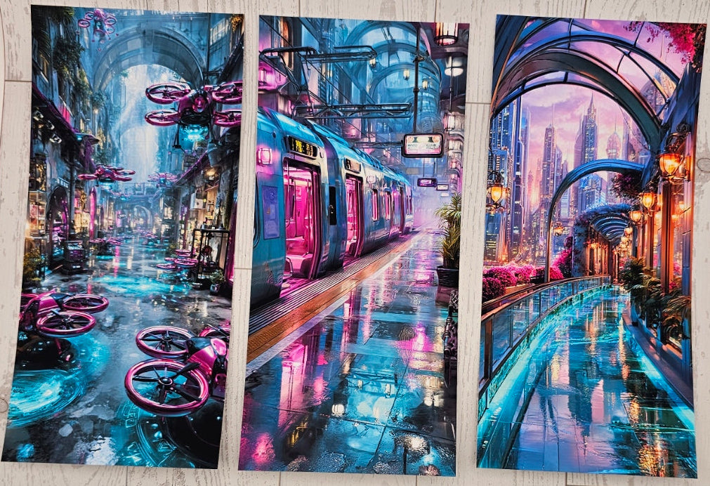 Neon Passage Canvas (Skinny)