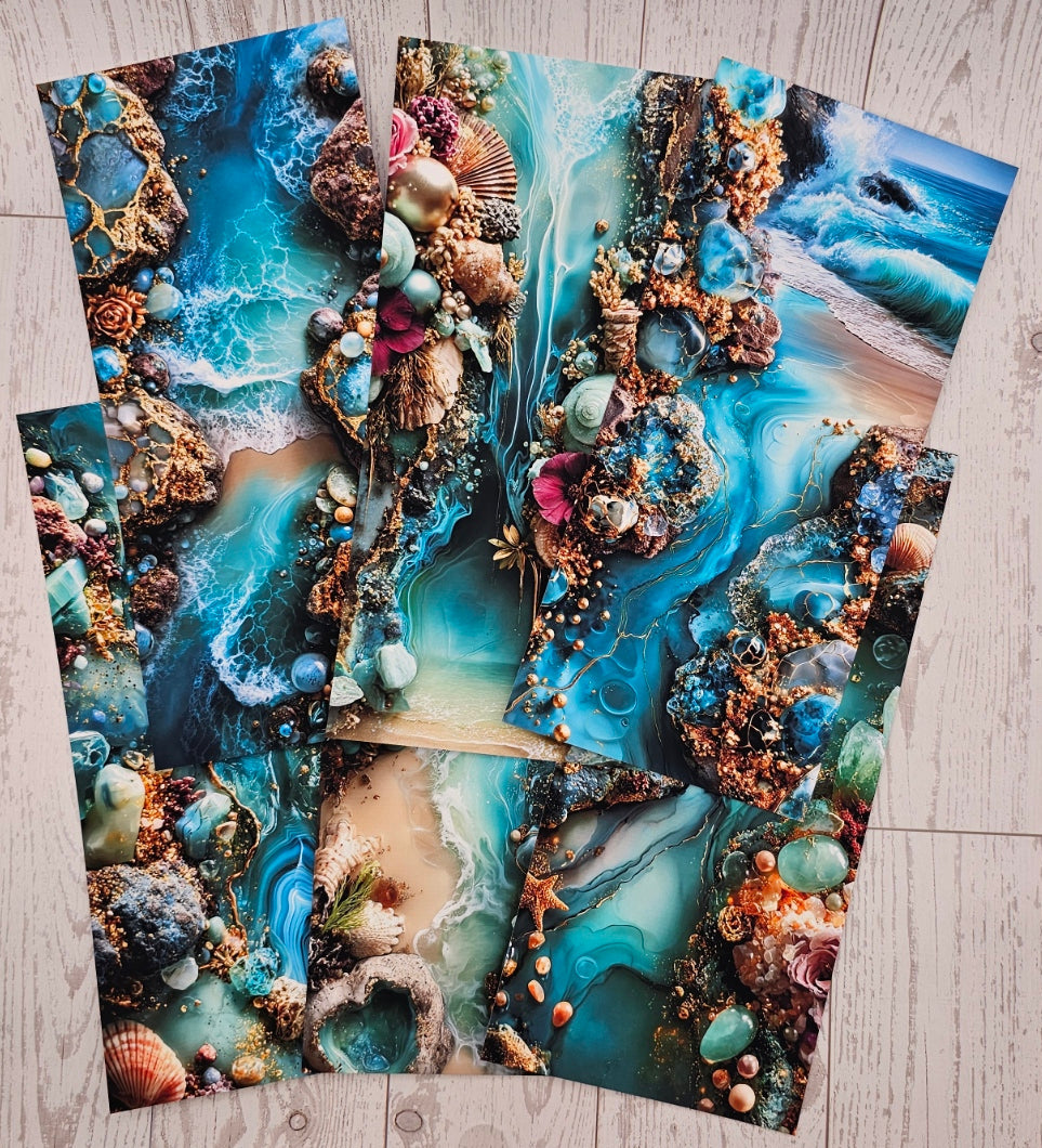 Turquoise Tide Canvas (Skinny)