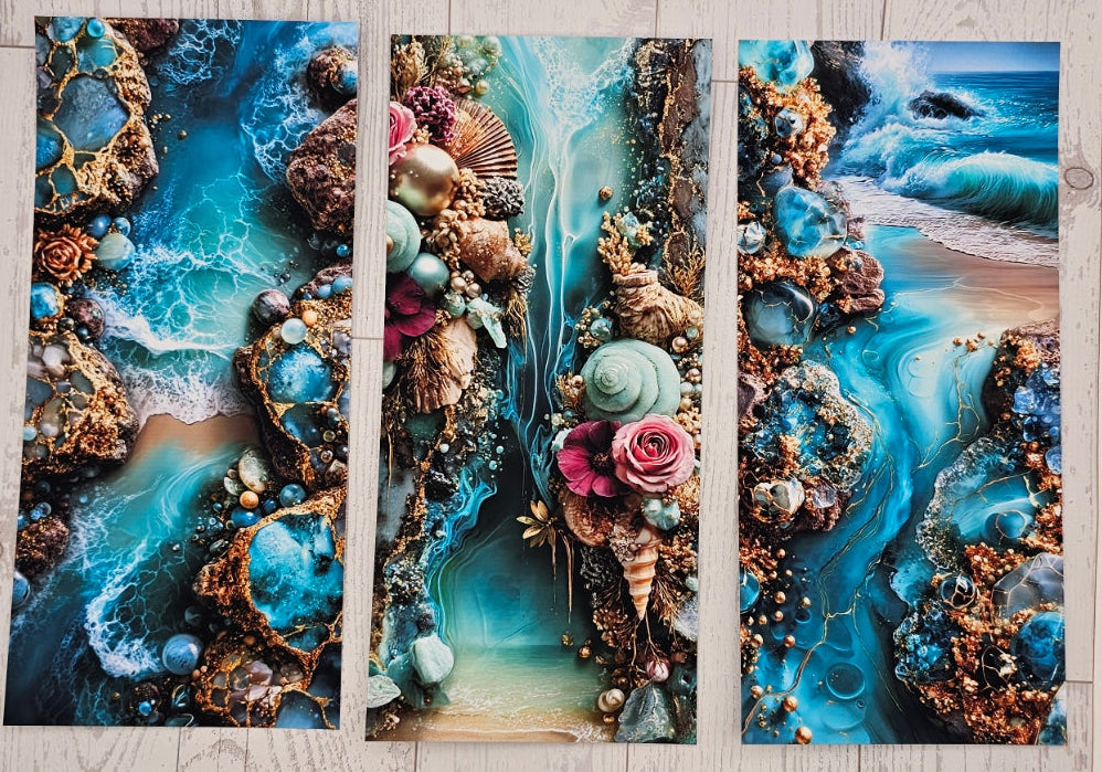 Turquoise Tide Canvas (Skinny)