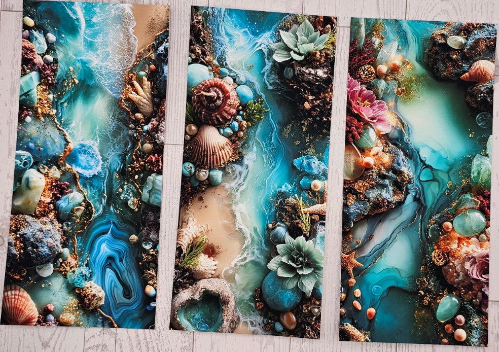 Turquoise Tide Canvas (Skinny)