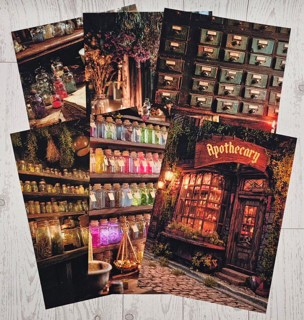 Apothecary Canvas (ATC/Spread)