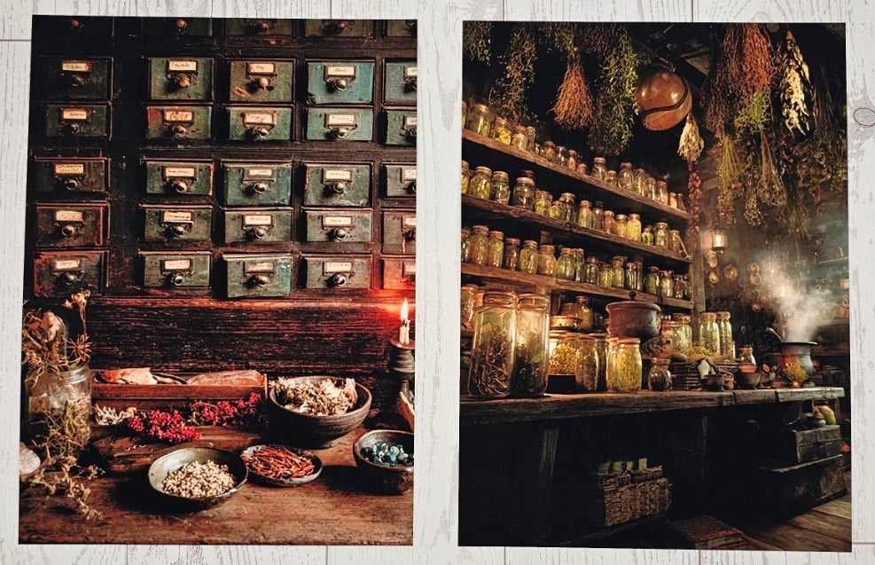 Apothecary Canvas (ATC/Spread)