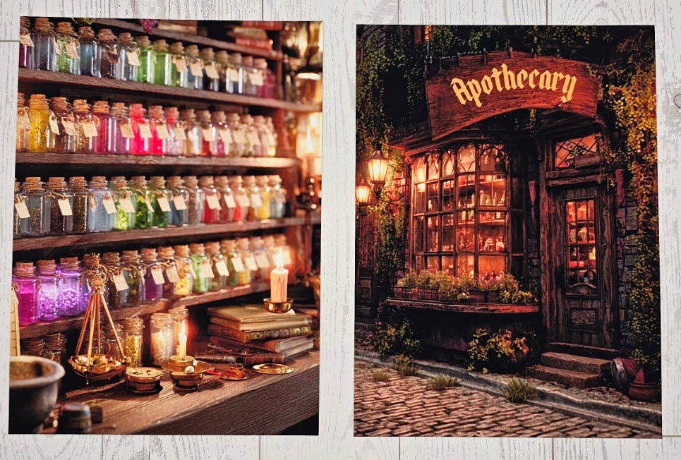 Apothecary Canvas (ATC/Spread)
