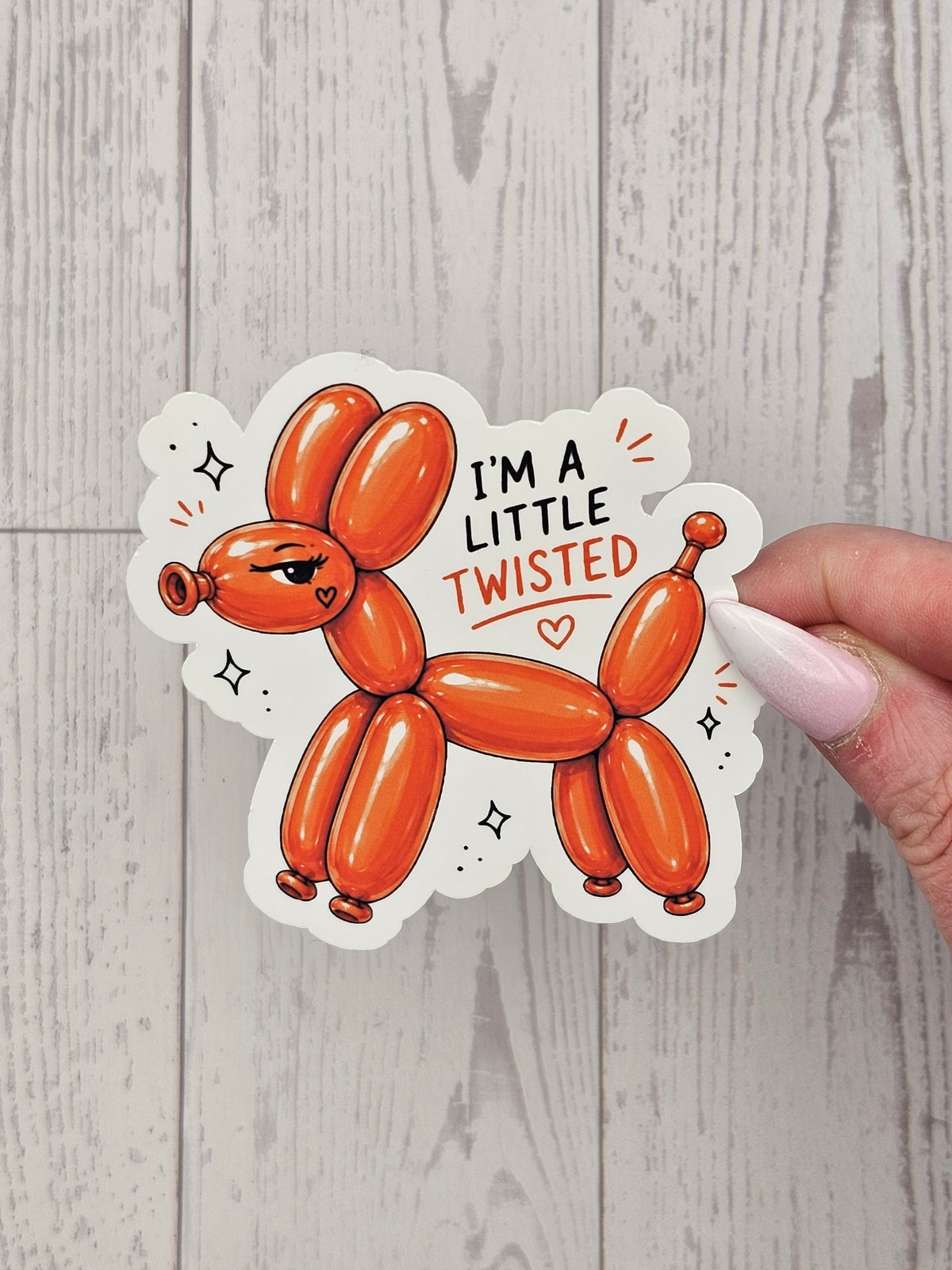 I’m a Little Twisted Sticker