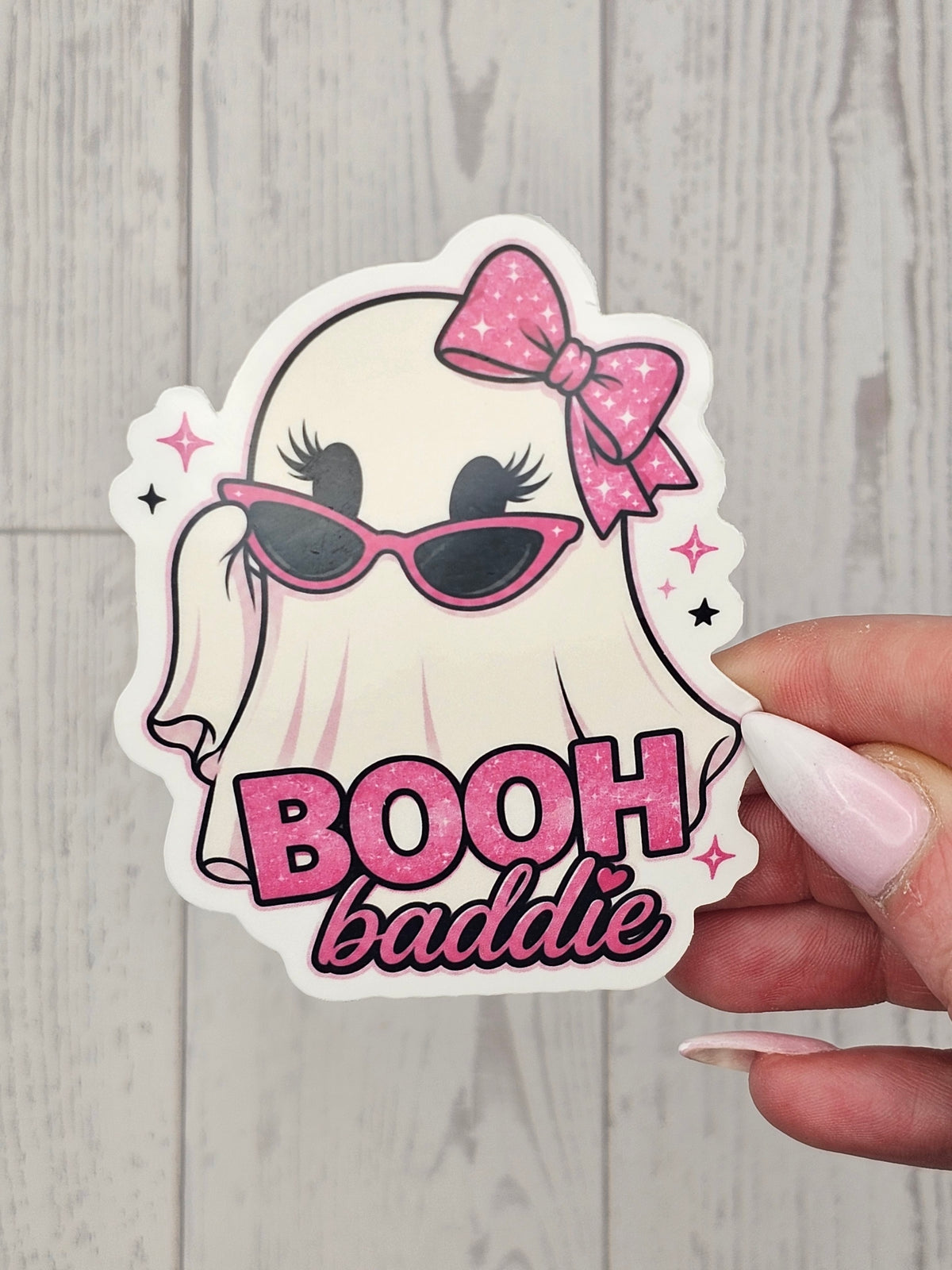 Booh Baddie Sticker