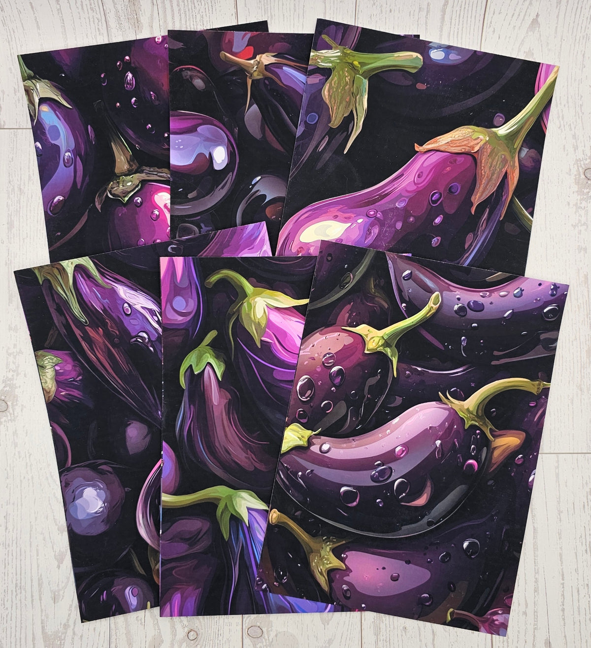 Eggplant Medley Canvas (ATC/Spread)