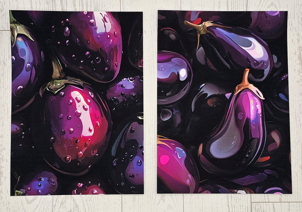 Eggplant Medley Canvas (ATC/Spread)