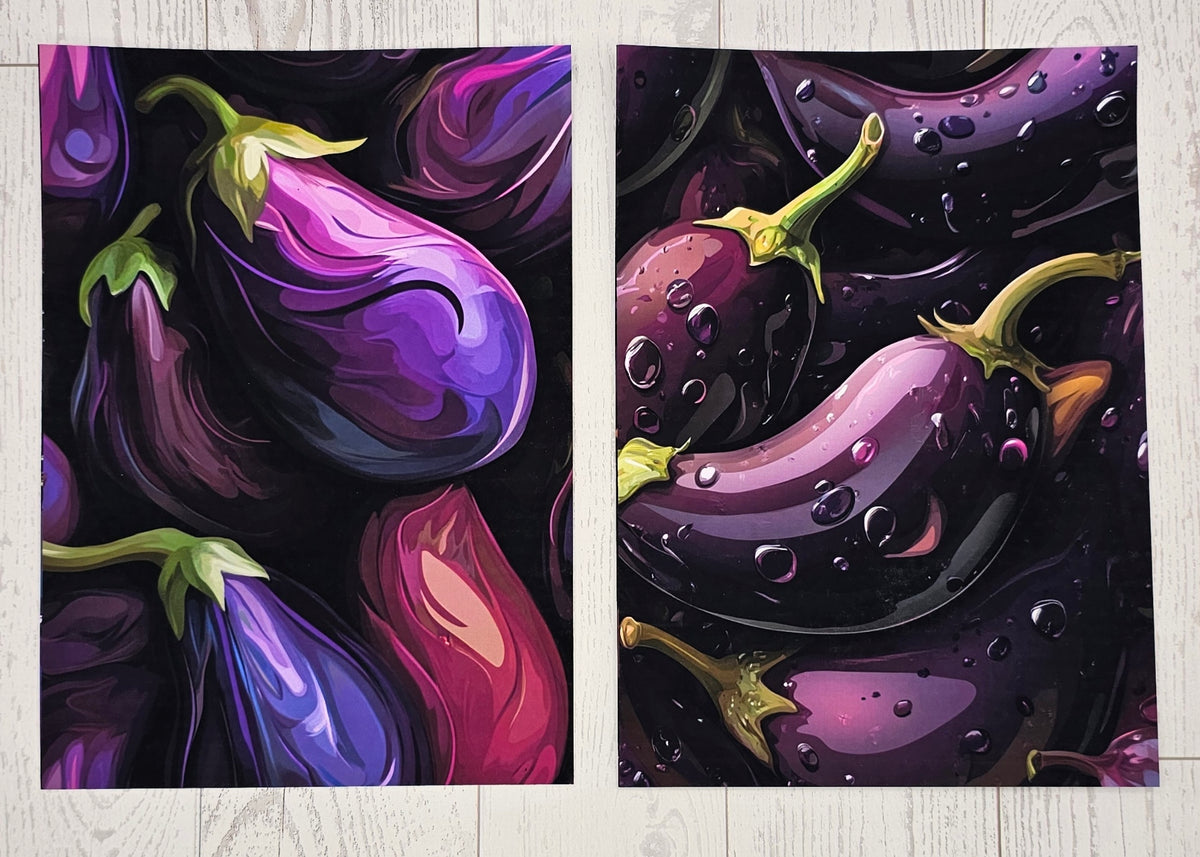 Eggplant Medley Canvas (ATC/Spread)