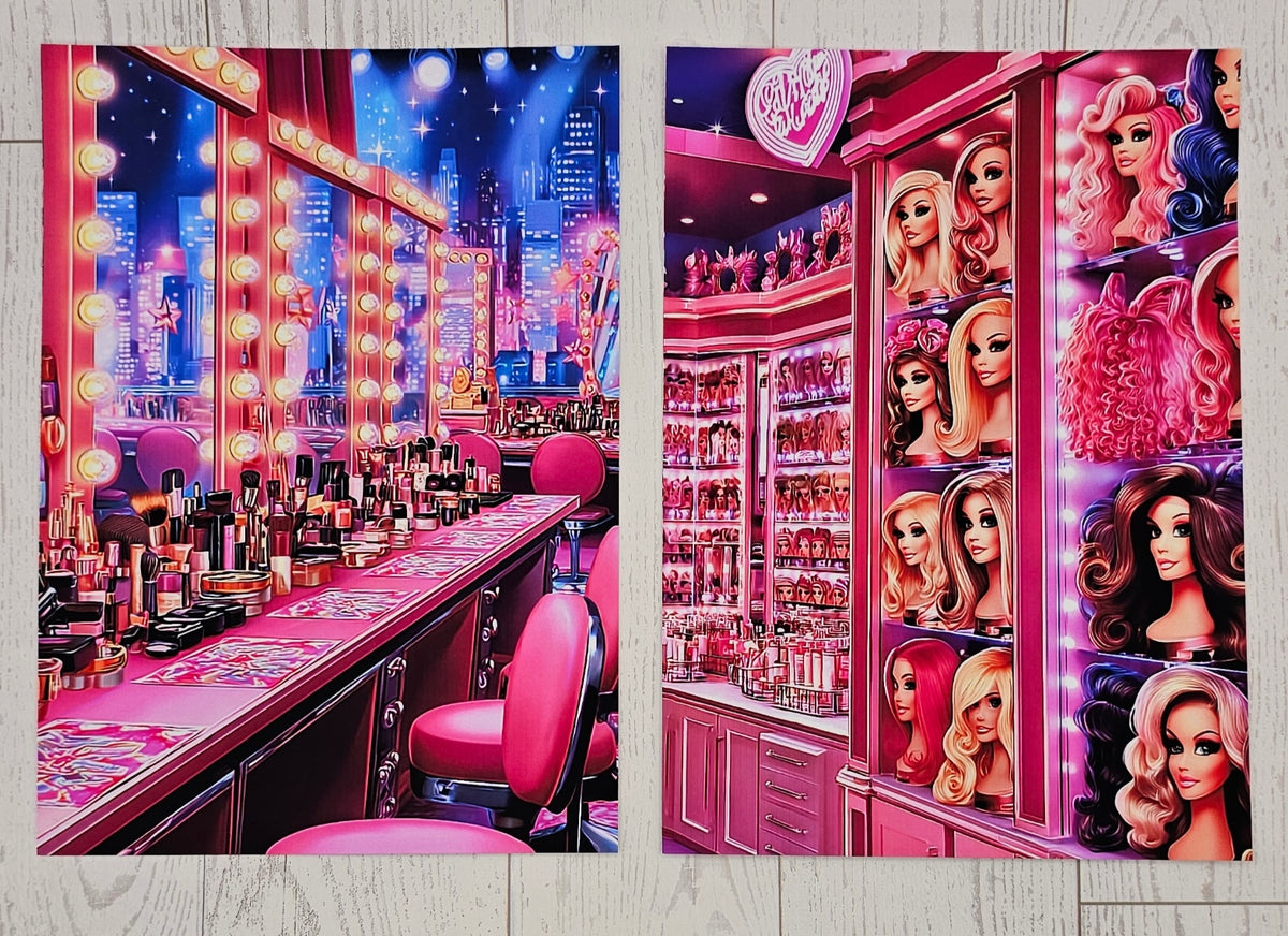 Pink Runway Canvas (ATC/Spread)