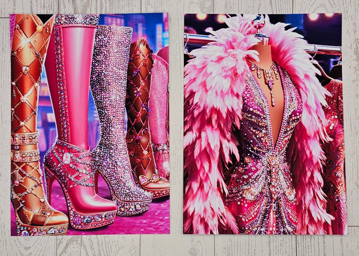Pink Runway Canvas (ATC/Spread)
