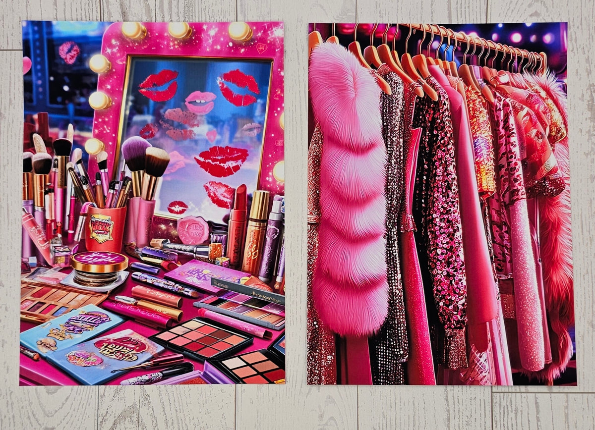 Pink Runway Canvas (ATC/Spread)