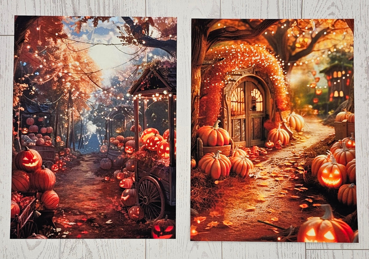 Pumpkin Patch Canvas (ATC/Spread)