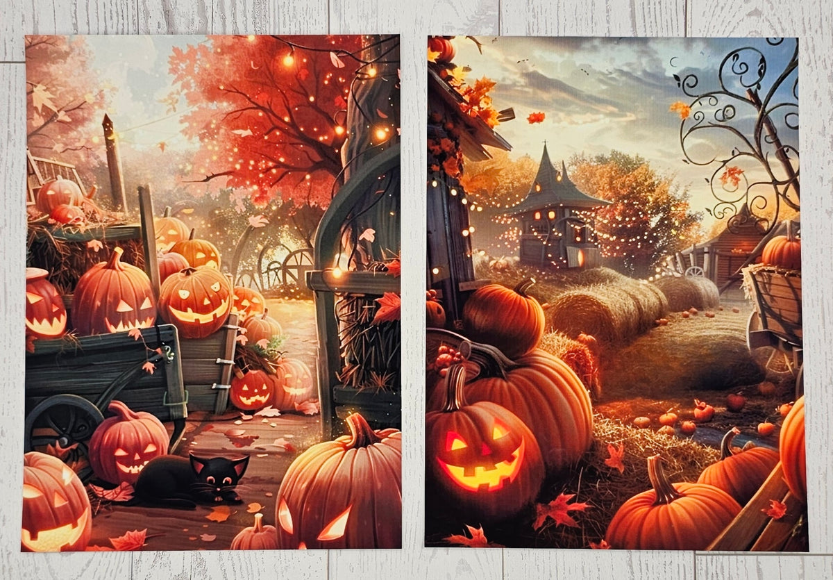Pumpkin Patch Canvas (ATC/Spread)