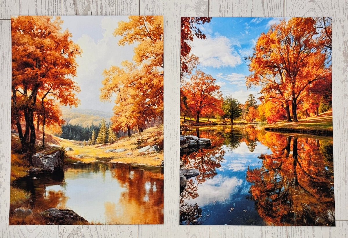 Fall Leaves Canvas (ATC/Spread)