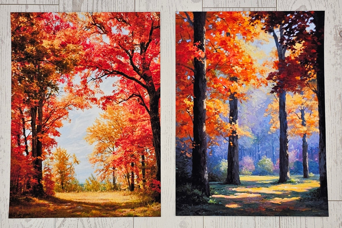 Fall Leaves Canvas (ATC/Spread)