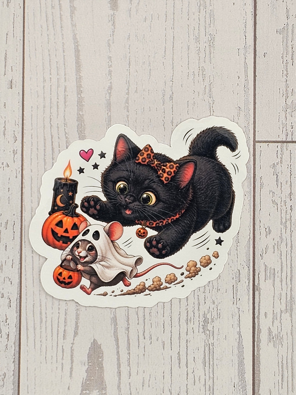 Chase or Treat Sticker