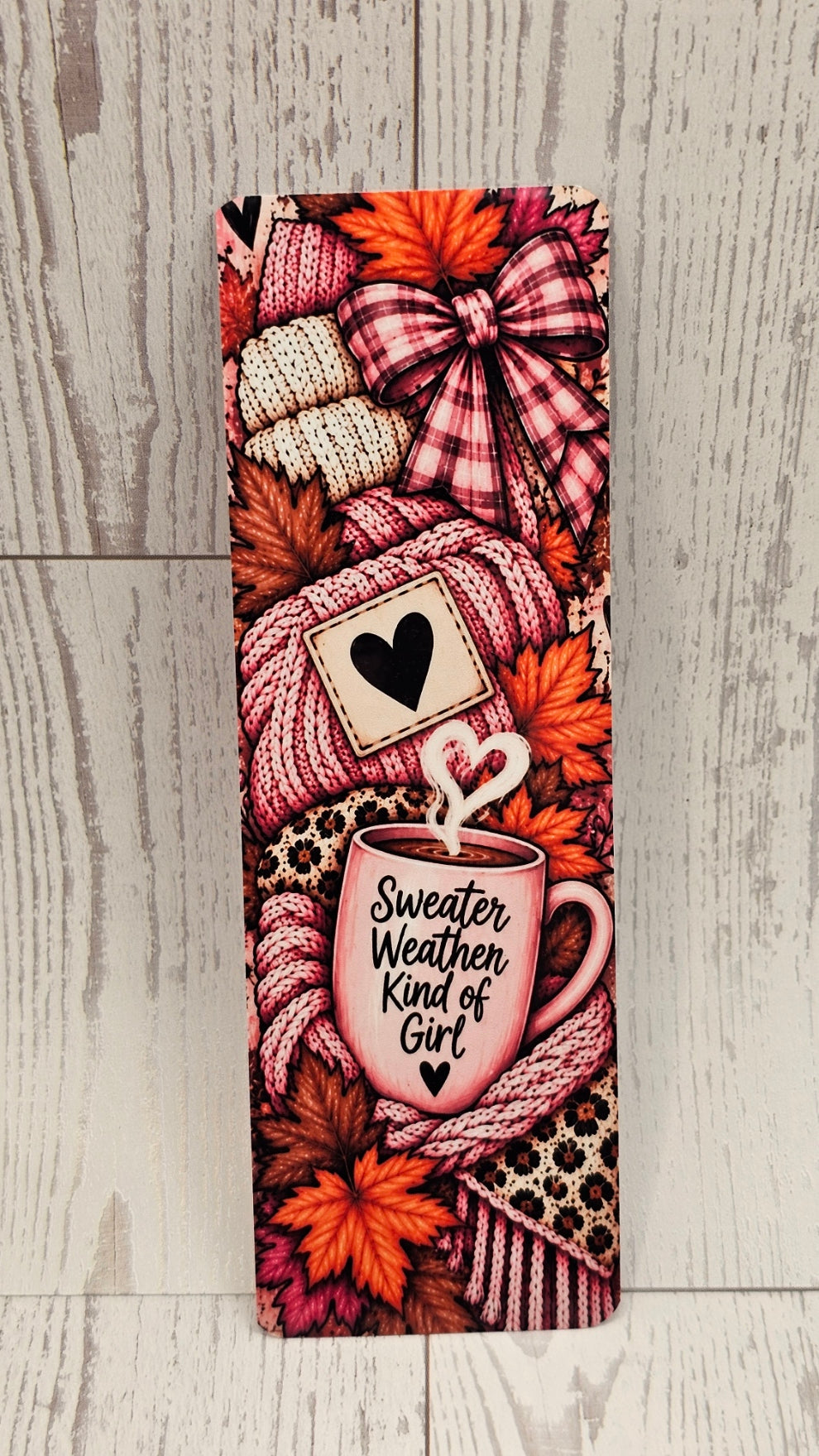 Sweater Weather Bookmark