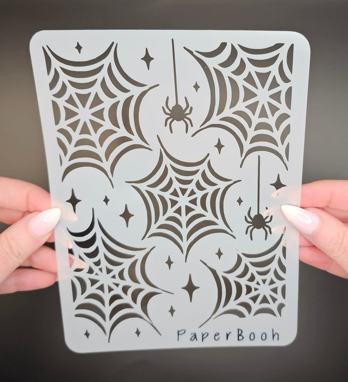 Spiderwebs Stencil