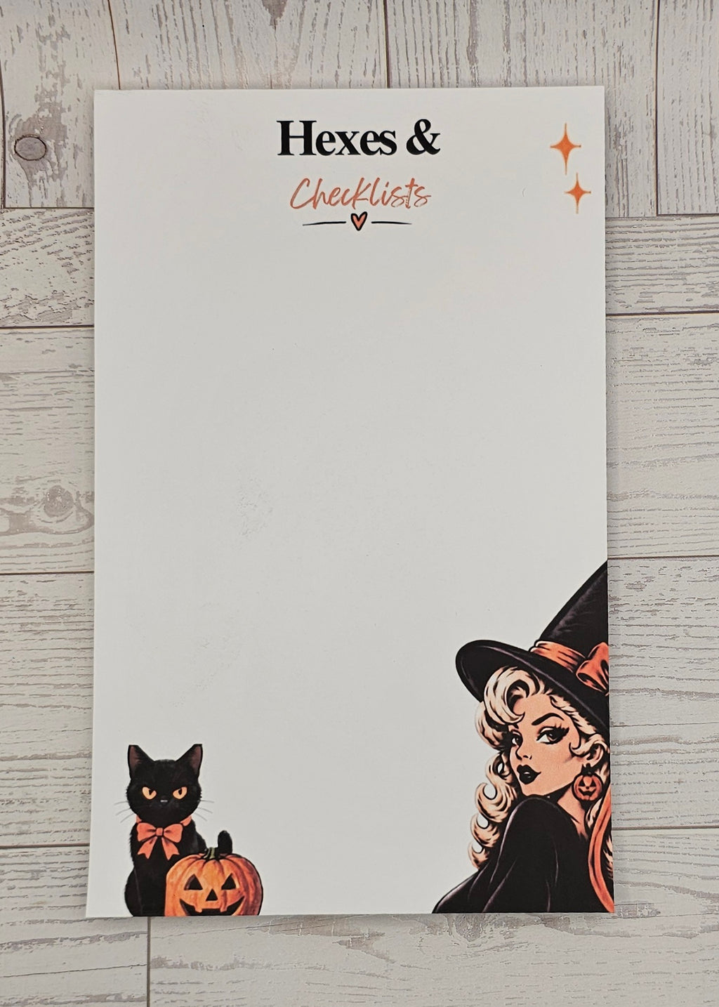 Hexes and Checklists Notepad