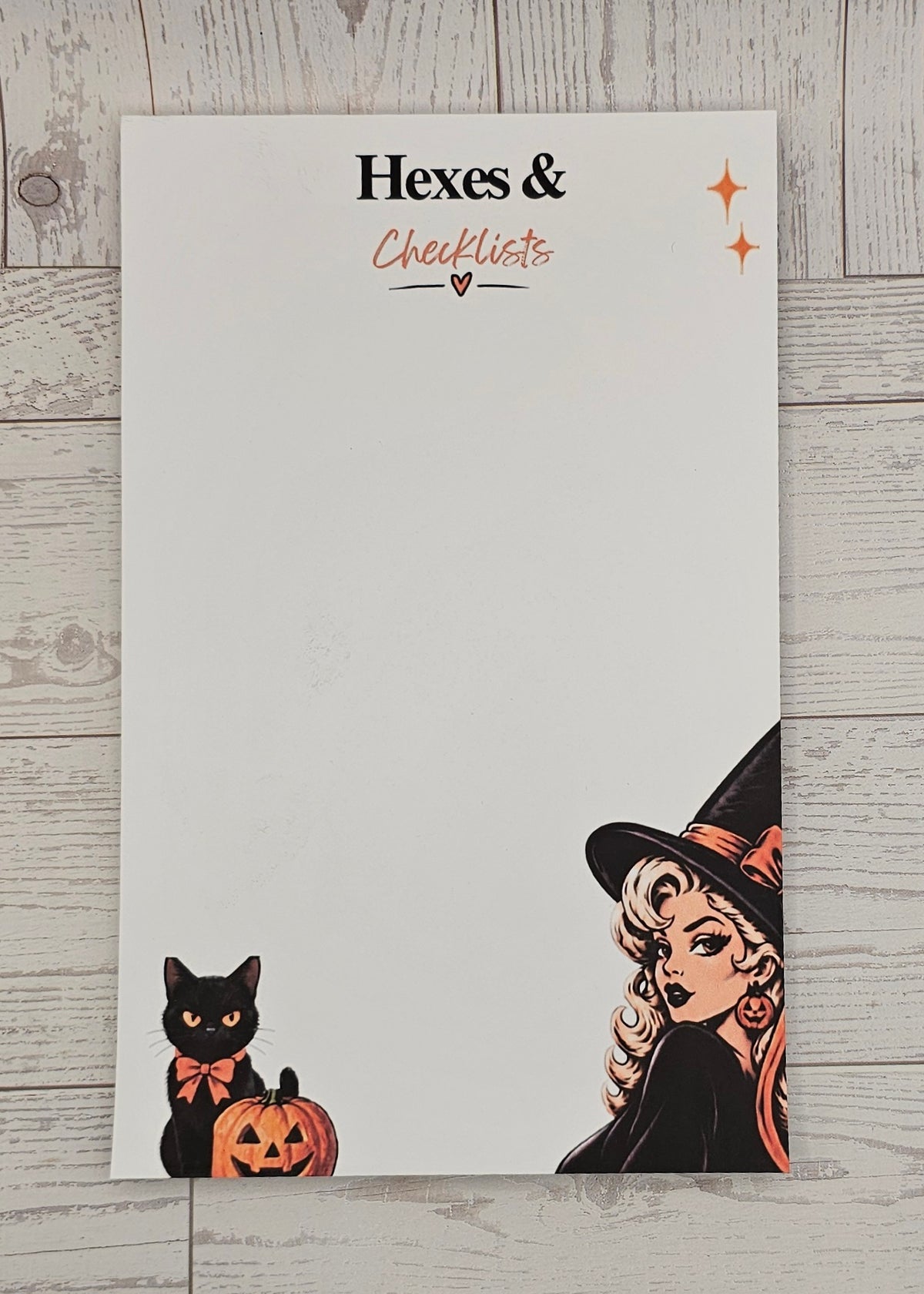 Hexes and Checklists Notepad