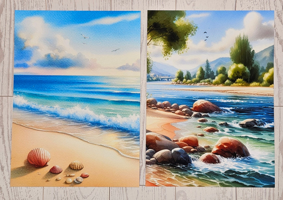 Beach Canvas (ATC/Spread)