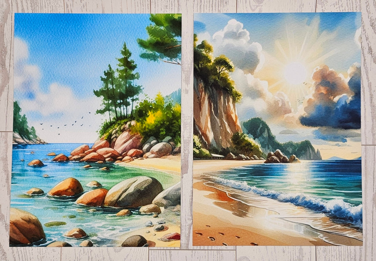 Beach Canvas (ATC/Spread)