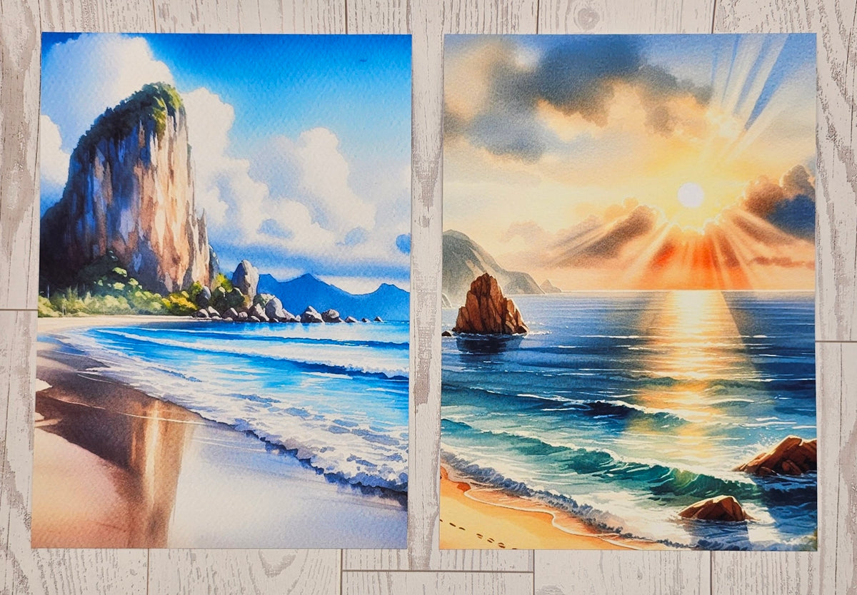 Beach Canvas (ATC/Spread)