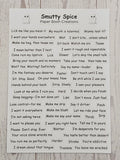 Smutty Spice Quote Sticker Sheet