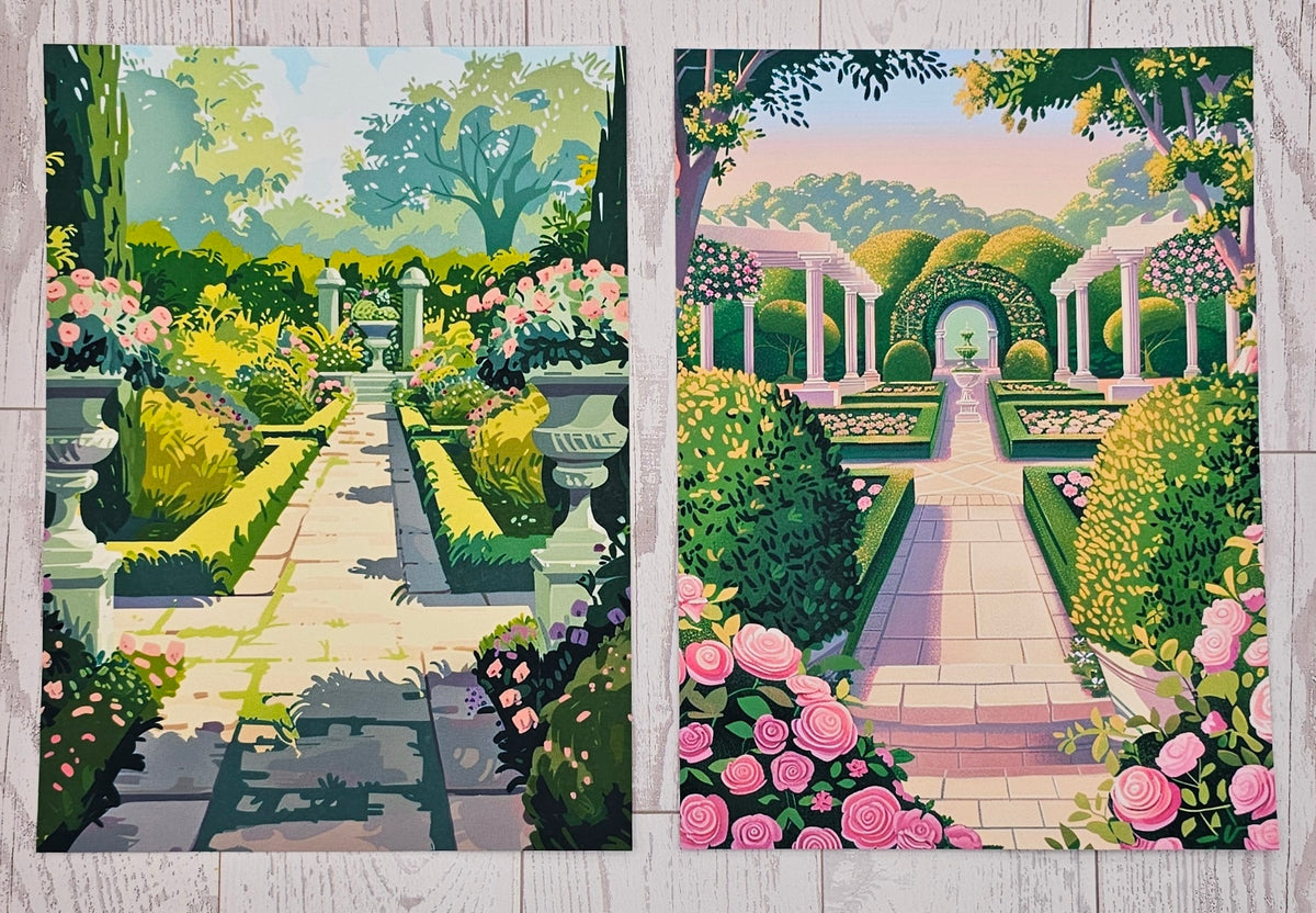 Garden Affair Canvas (ATC/Spread)