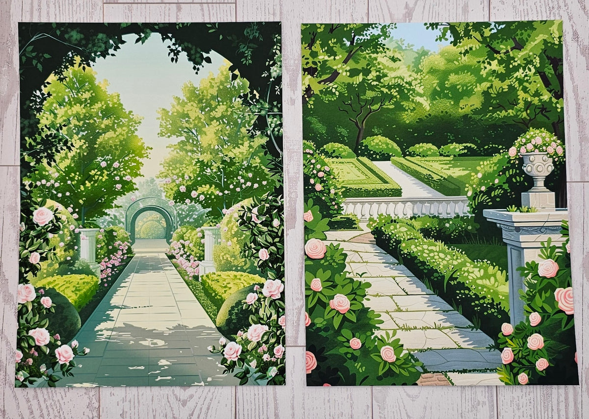 Garden Affair Canvas (ATC/Spread)