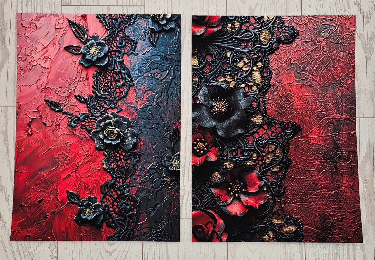 Crimson Sin Canvas (ATC/Spread)
