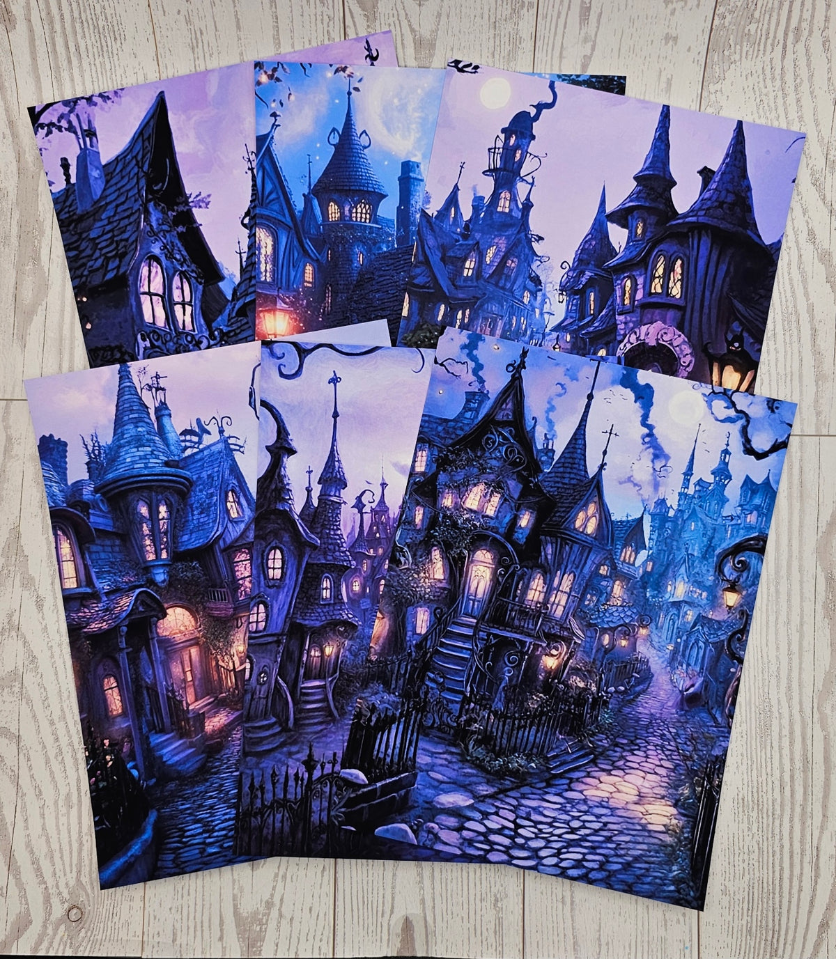Spooky Street Canvas (ATC/Spread)