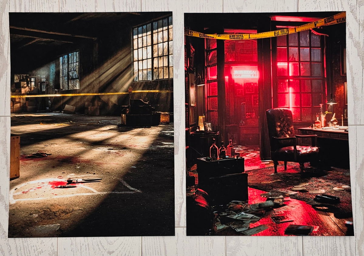 Murder Scene Canvas (ATC/Spread)