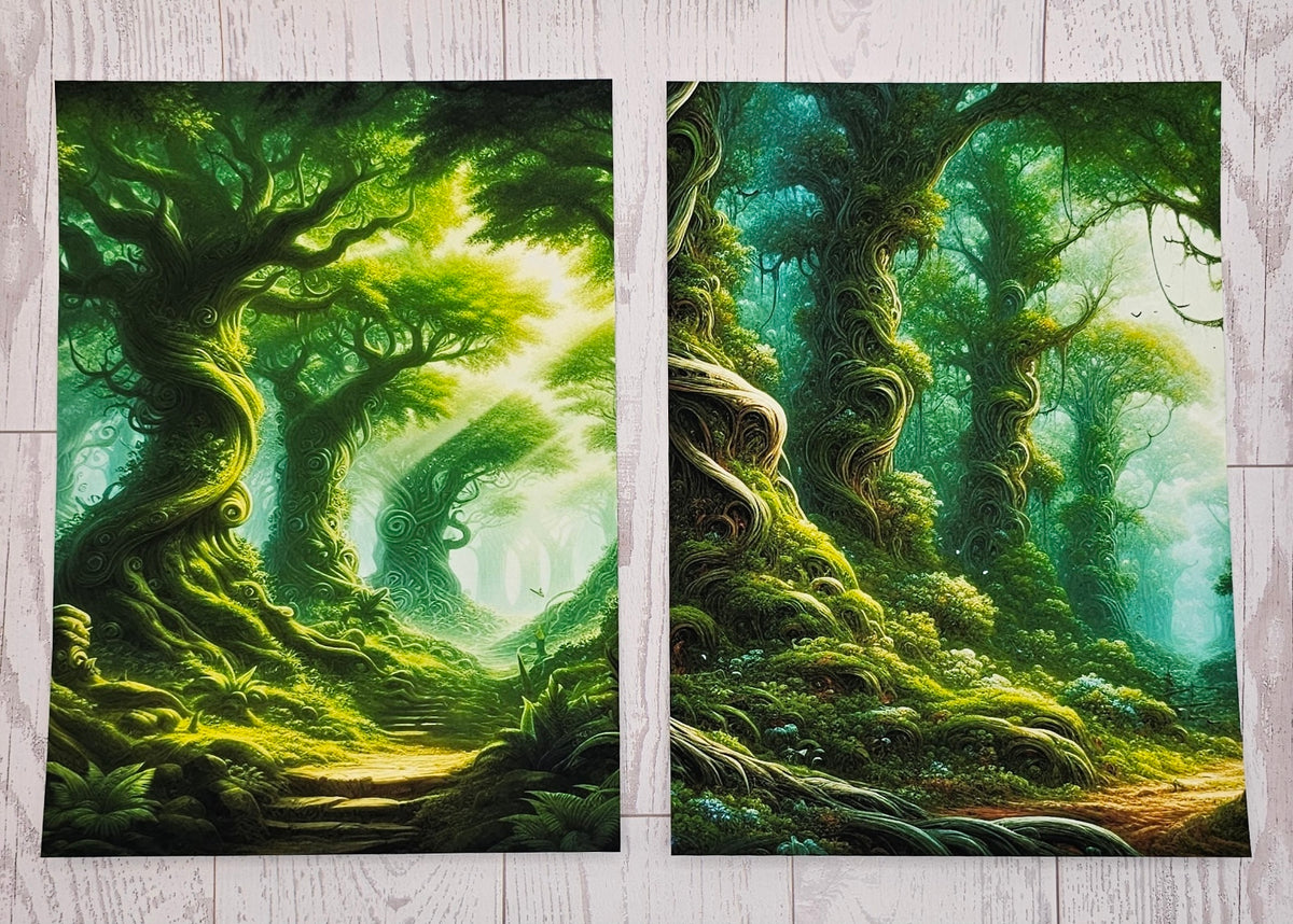 Forest Canvas (ATC/Spread)