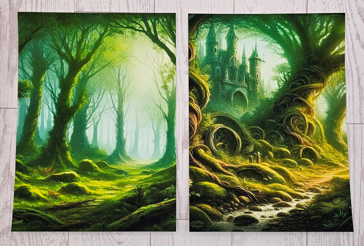 Forest Canvas (ATC/Spread)