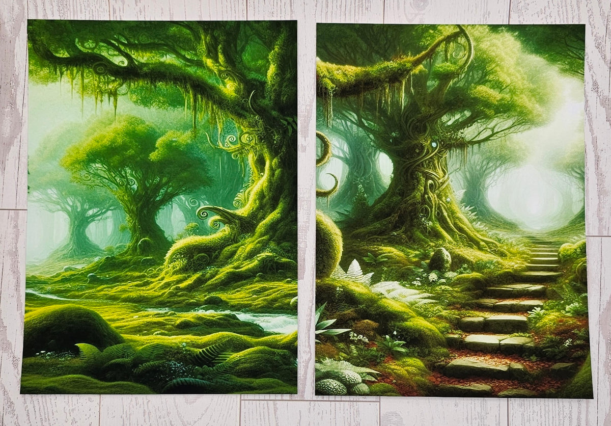 Forest Canvas (ATC/Spread)