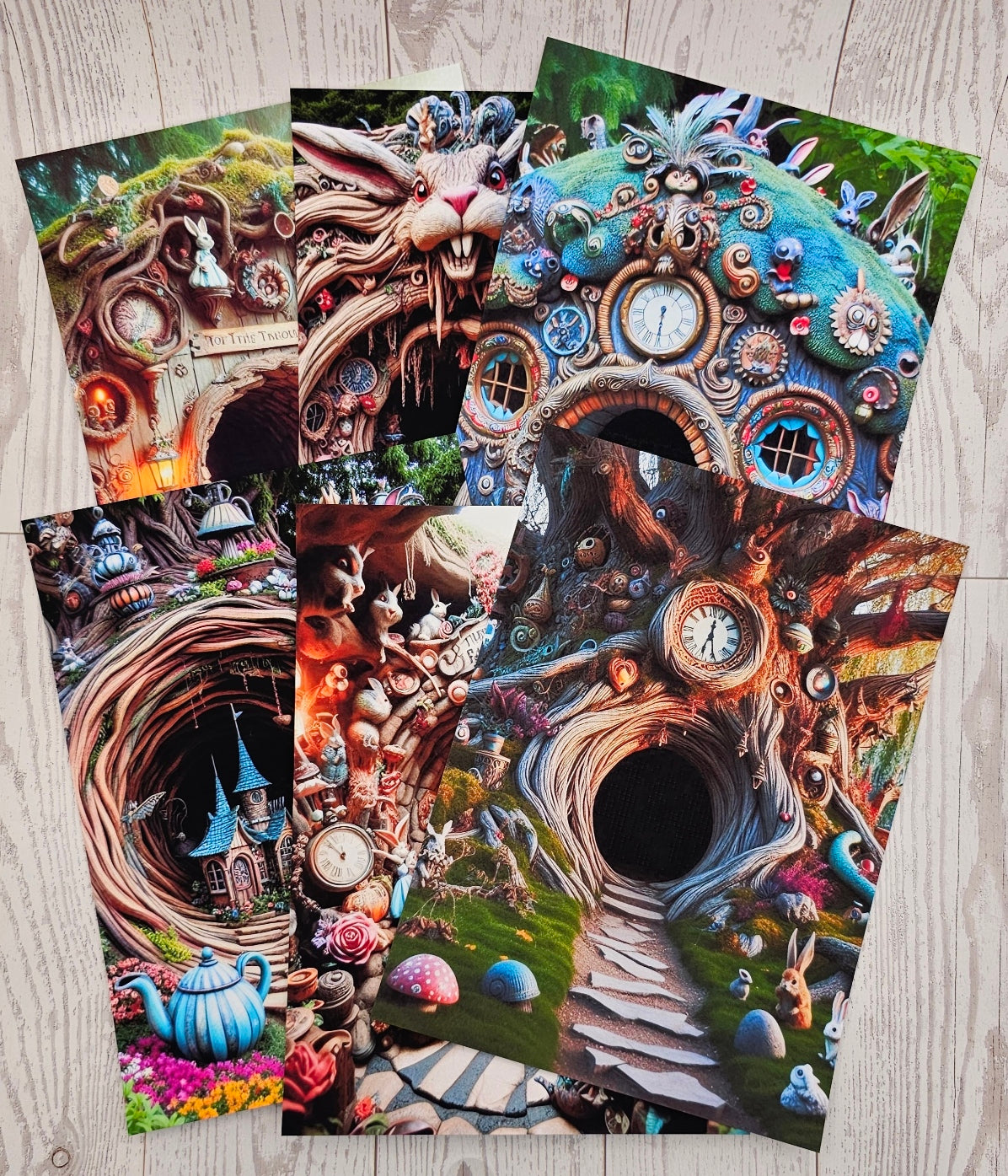 Rabbit Hole Canvas (ATC/Spread)