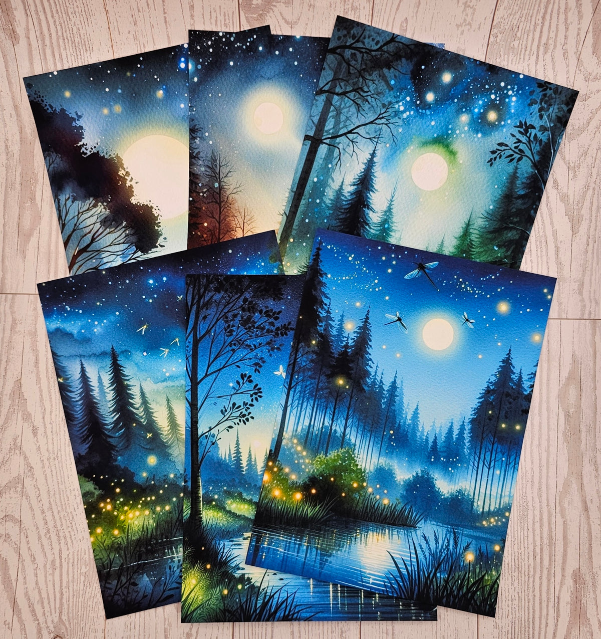 Moonlight Path Canvas (ATC/Spread)