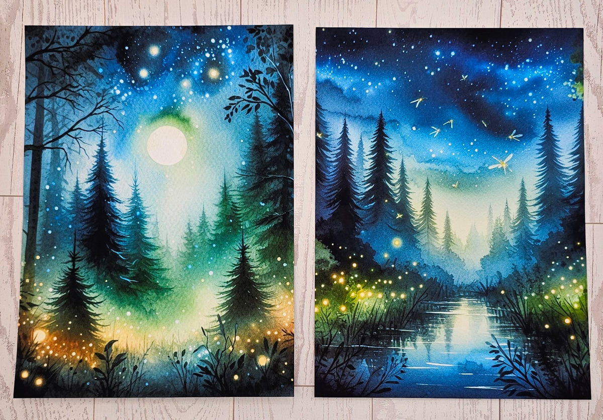 Moonlight Path Canvas (ATC/Spread)