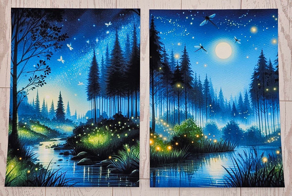 Moonlight Path Canvas (ATC/Spread)